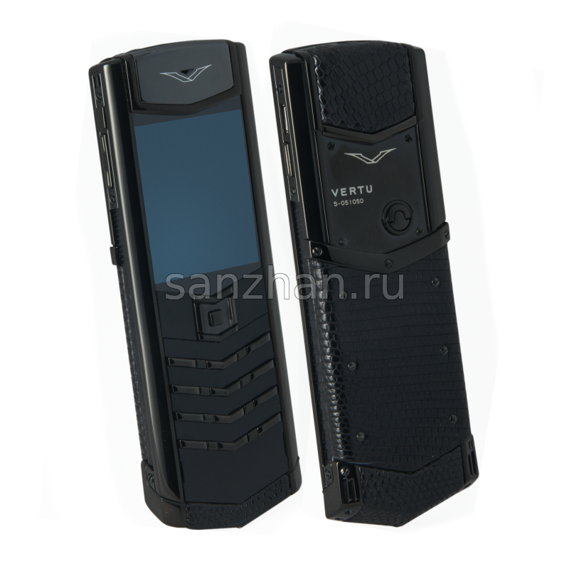 Vertu Signature S Design Ultimate Black Iguana